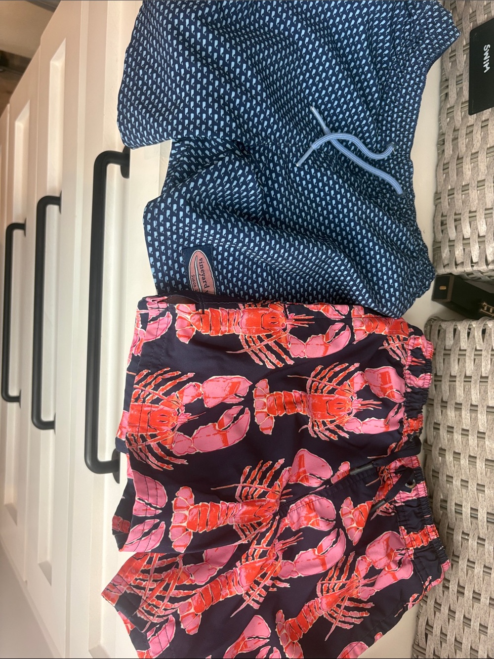 Two vineyard vines swimsuits